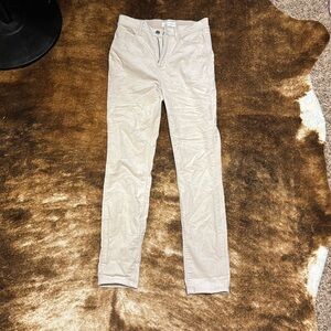 Loft khaki/corduroy straight/skinny pants